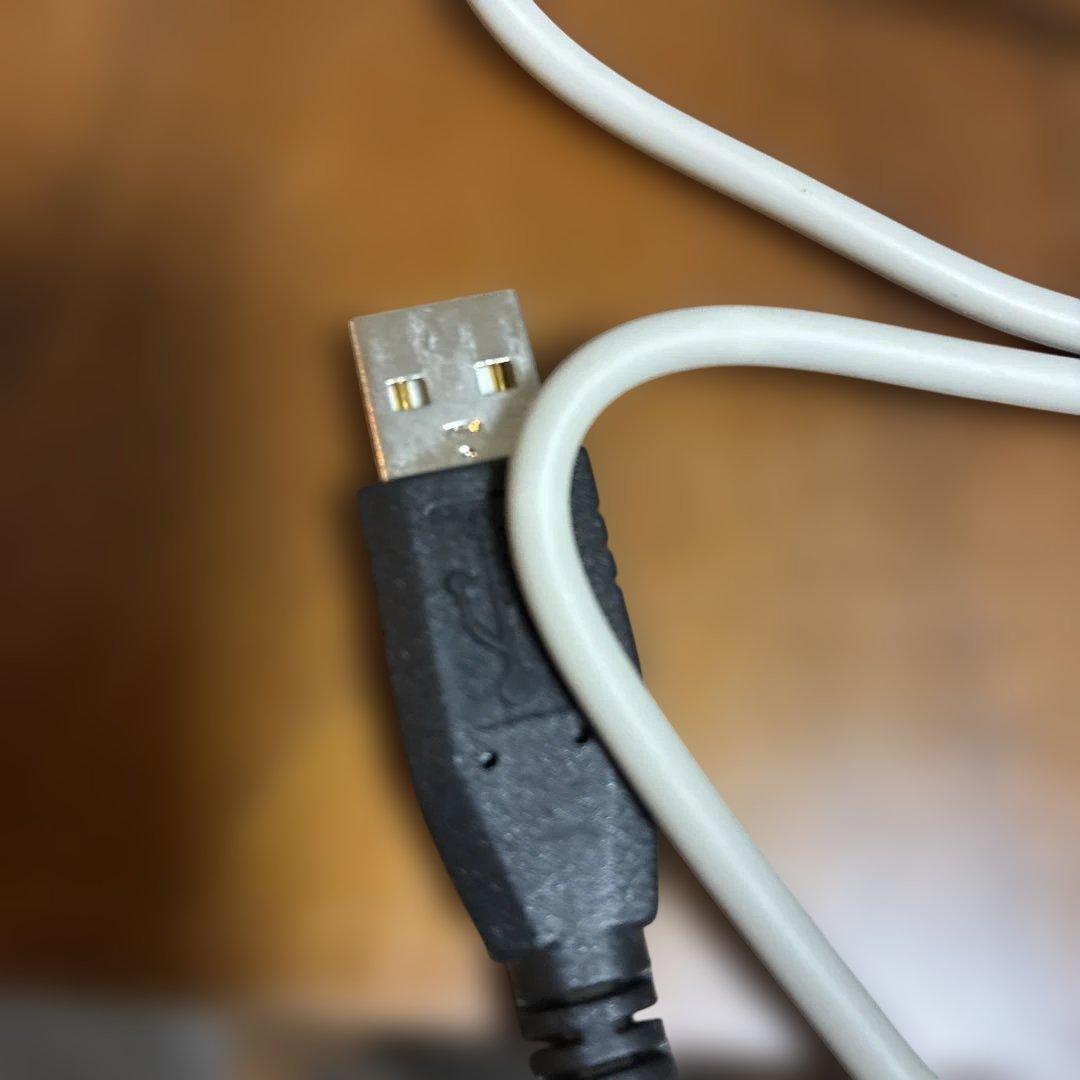 USB 親指シフト 有線キーボード グレー