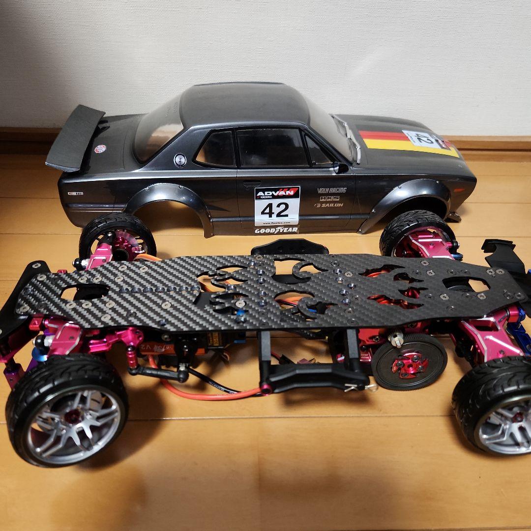 サクラD4 ハコスカボディ　検索ラジドリ　YD2 　ドリラジ　ドリパケtt02