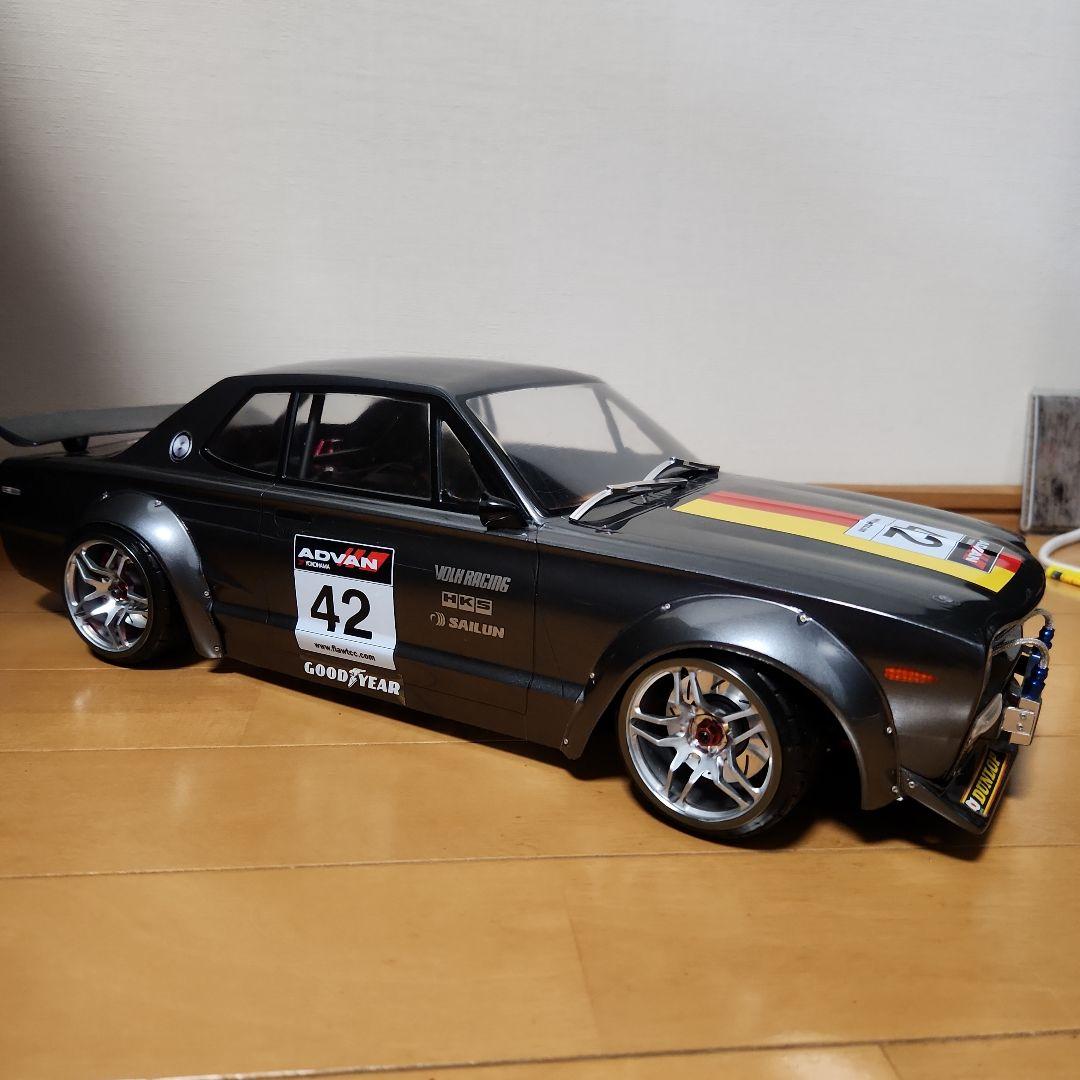 サクラD4 ハコスカボディ　検索ラジドリ　YD2 　ドリラジ　ドリパケtt02