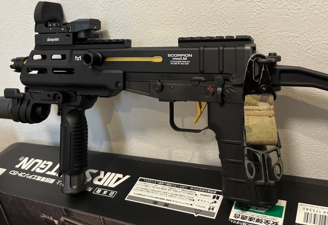【サバゲー入門セット装備一式】スコーピオンmod.M（箱付き）