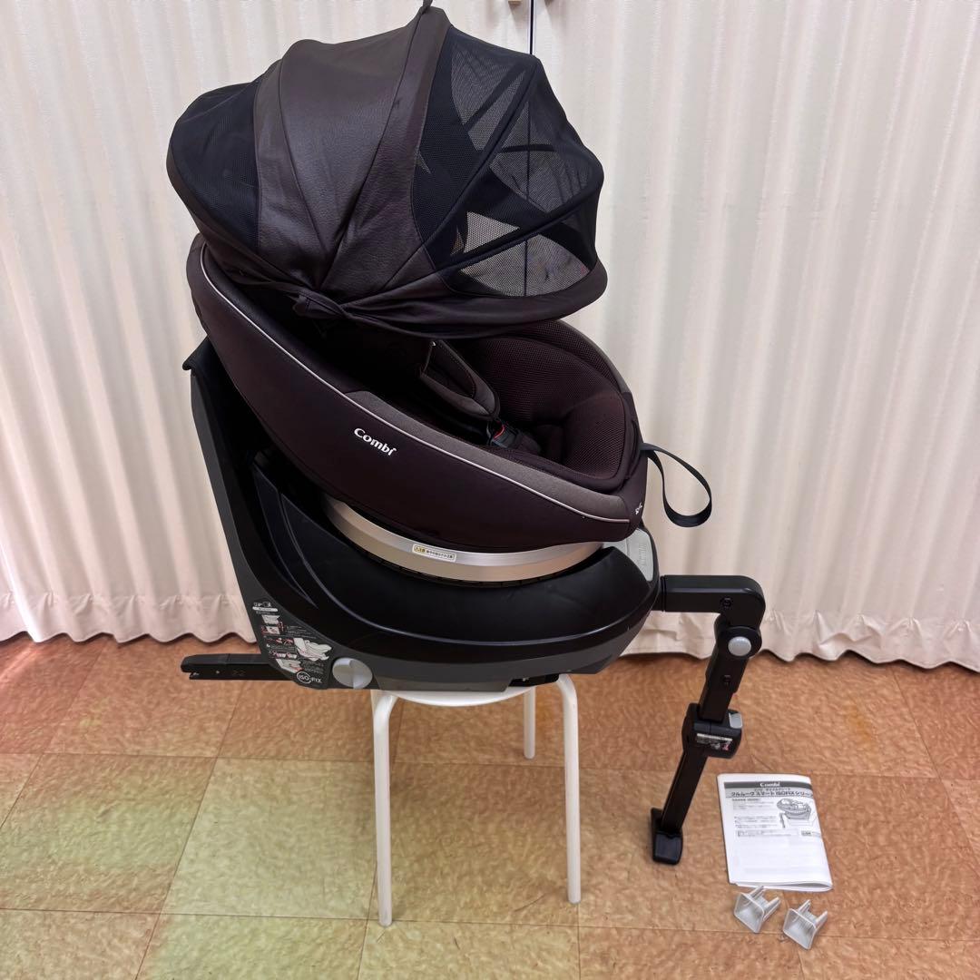 クリーニング済　☆綺麗☆　コンビ　新生児OK　クルムーヴ　スマート　ISOFIX