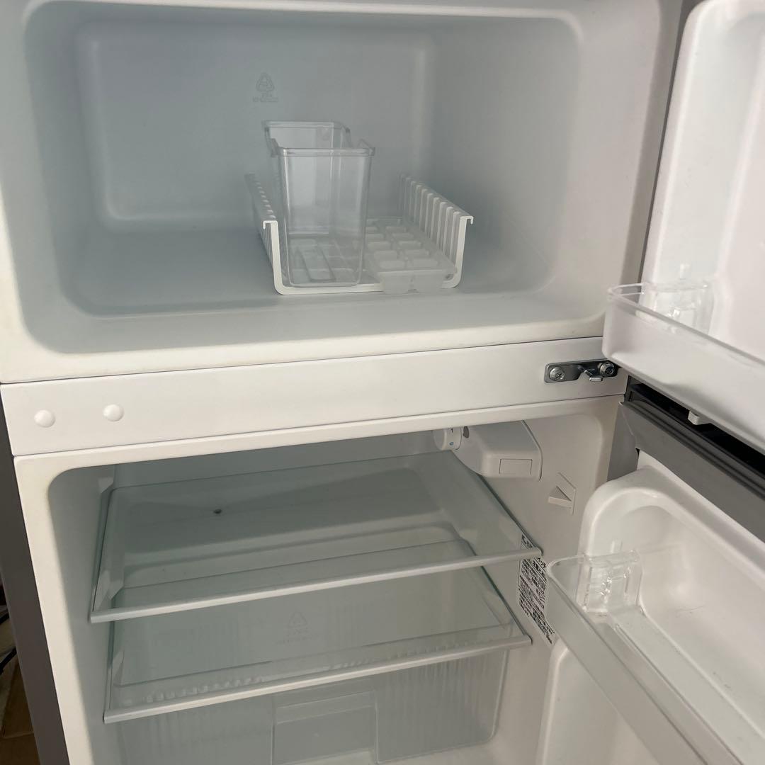 冷蔵庫　ヤマダ電機　一人暮らし　事務所　新生活　シルバー　小型　富山　美品
