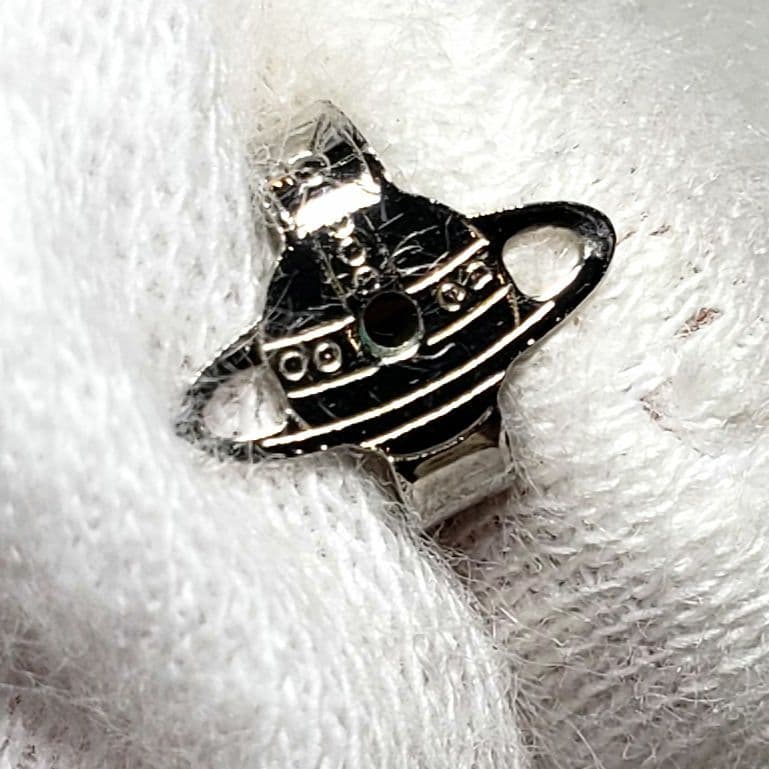 Vivienne Westwood オーブ ビジュー シルバー ピアス 極美品