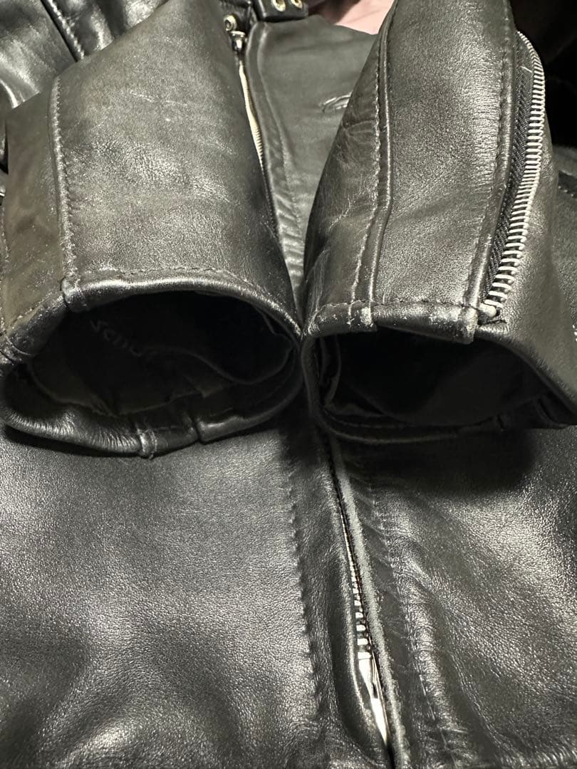 schott641【38】ライナー付 米国製　牛革