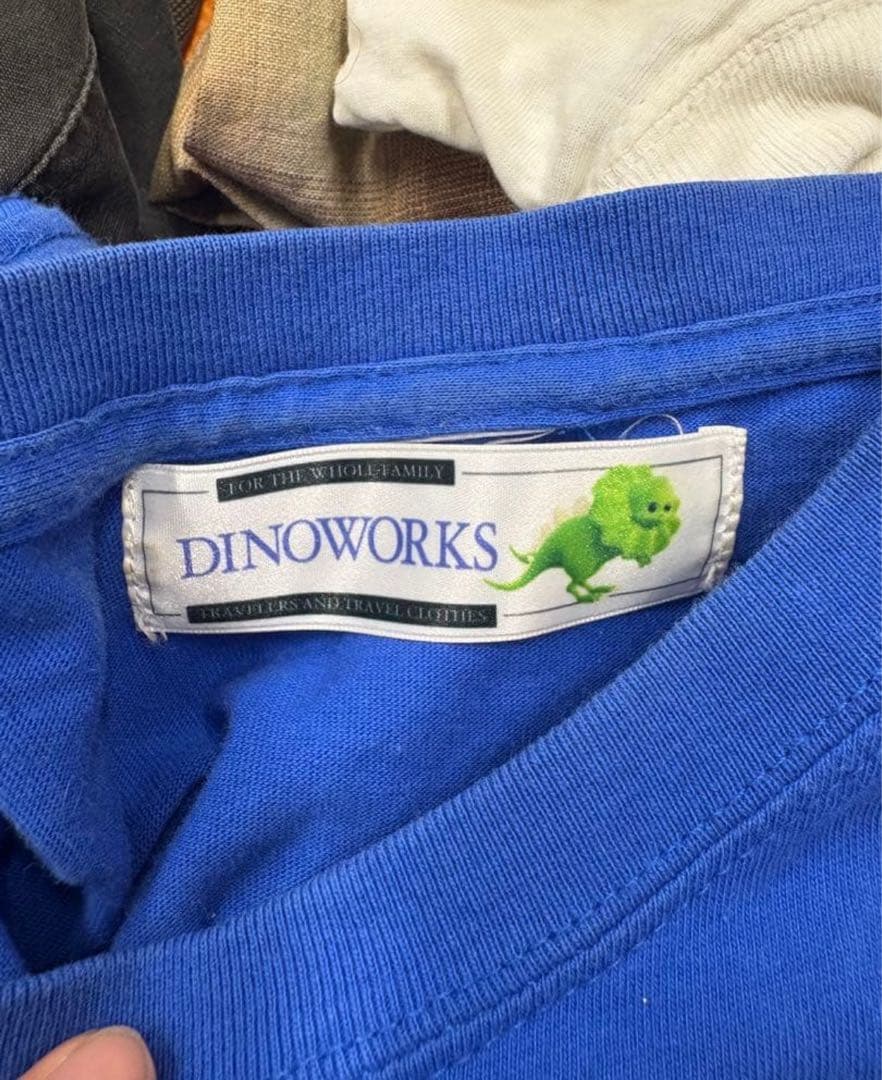 DINOWORKS 青色 Tシャツ ADHD