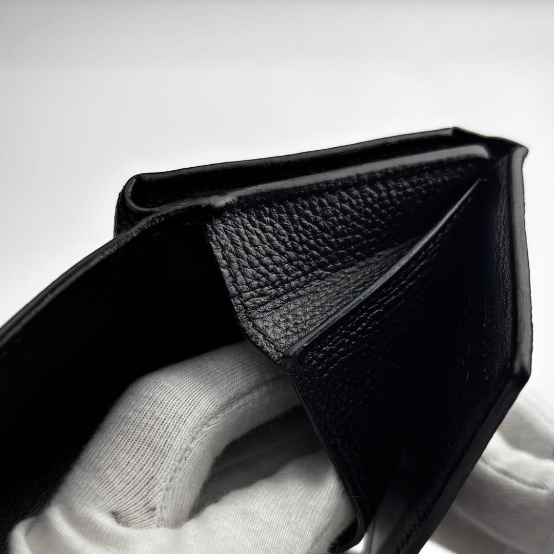 LOEWE ロエベ　アナグラム　トライフォールドウォレット　Ｗホック　三つ折り