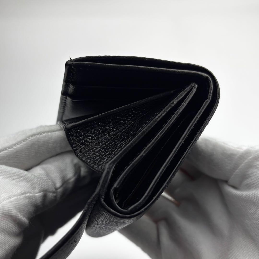 LOEWE ロエベ　アナグラム　トライフォールドウォレット　Ｗホック　三つ折り