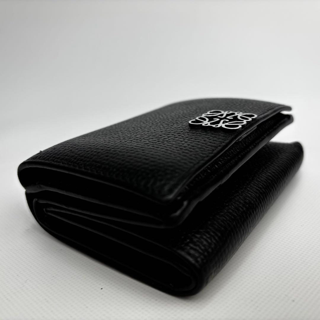 LOEWE ロエベ　アナグラム　トライフォールドウォレット　Ｗホック　三つ折り
