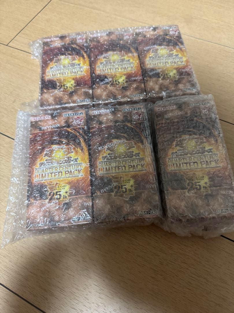 未開封シュリンクQUARTER CENTURY LIMITED PACK6BOX