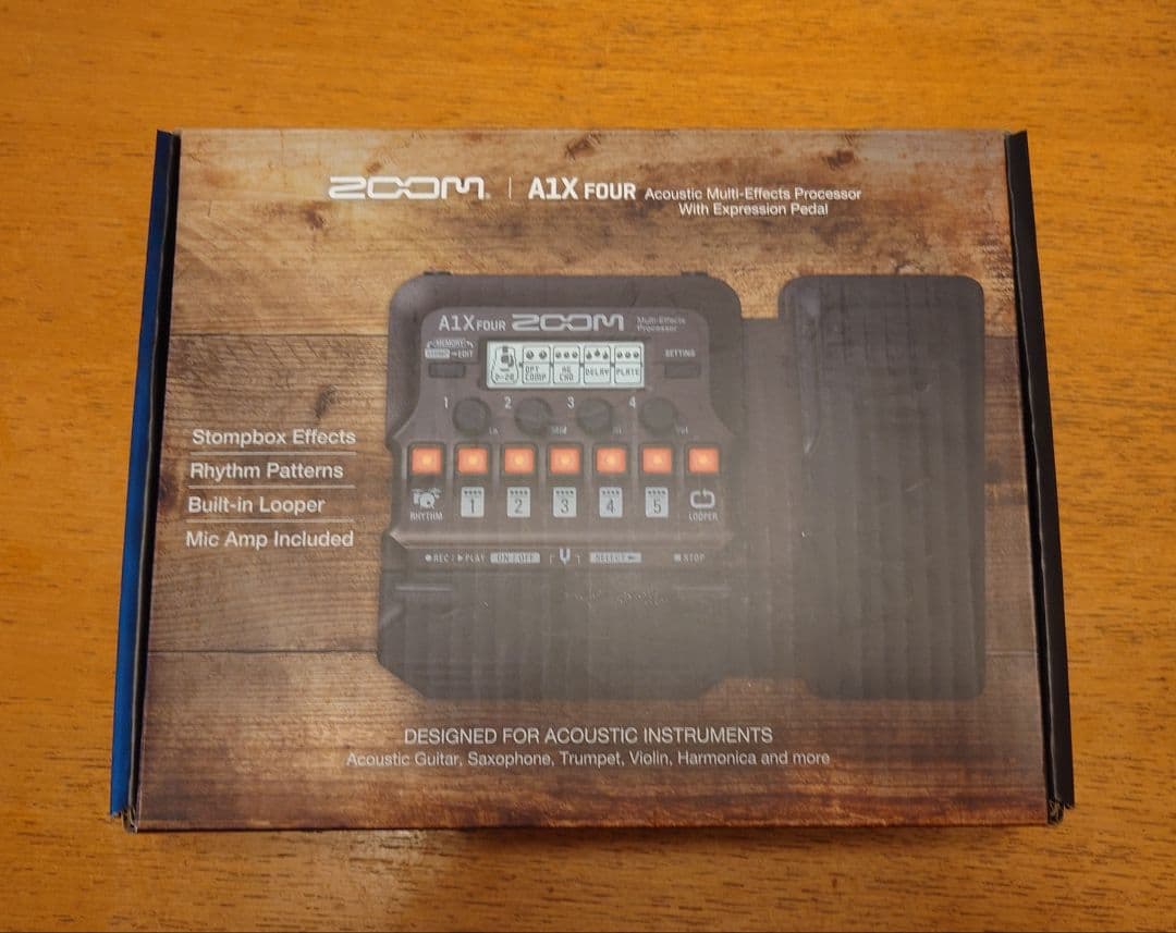 Zoom A1X FOUR マルチエフェクター　アコースティック　美品