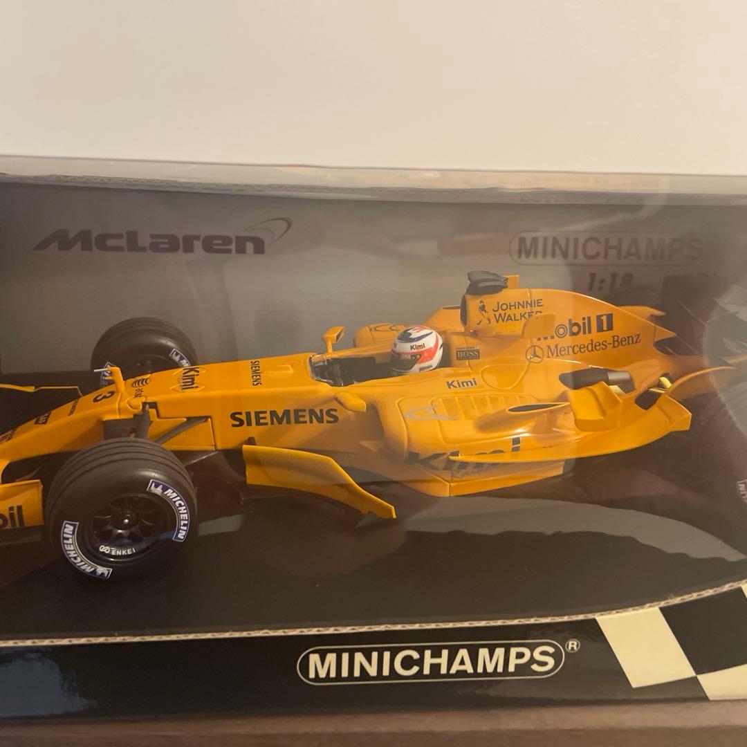未開封　美品　限定　ミニチャンプス1/18 マクラーレン2006キミ.ライコネン