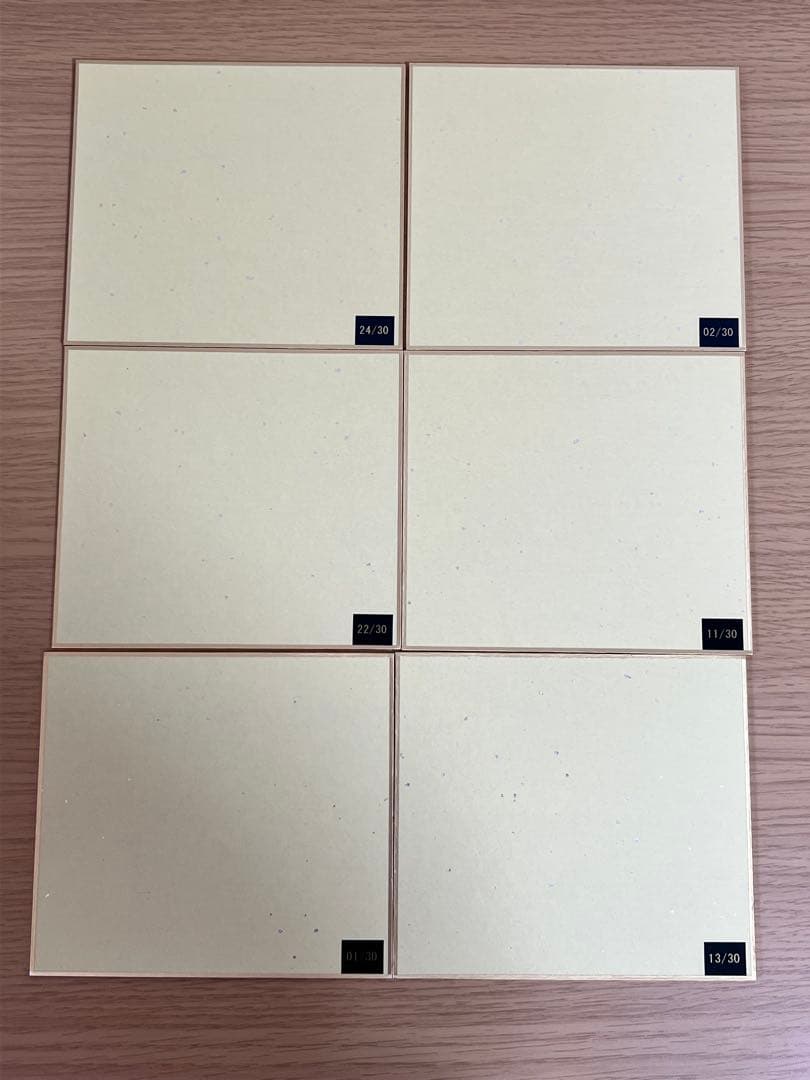 最終値下げ 東京ヤクルトスワローズ 直筆サインmini色紙 2024 6枚セット