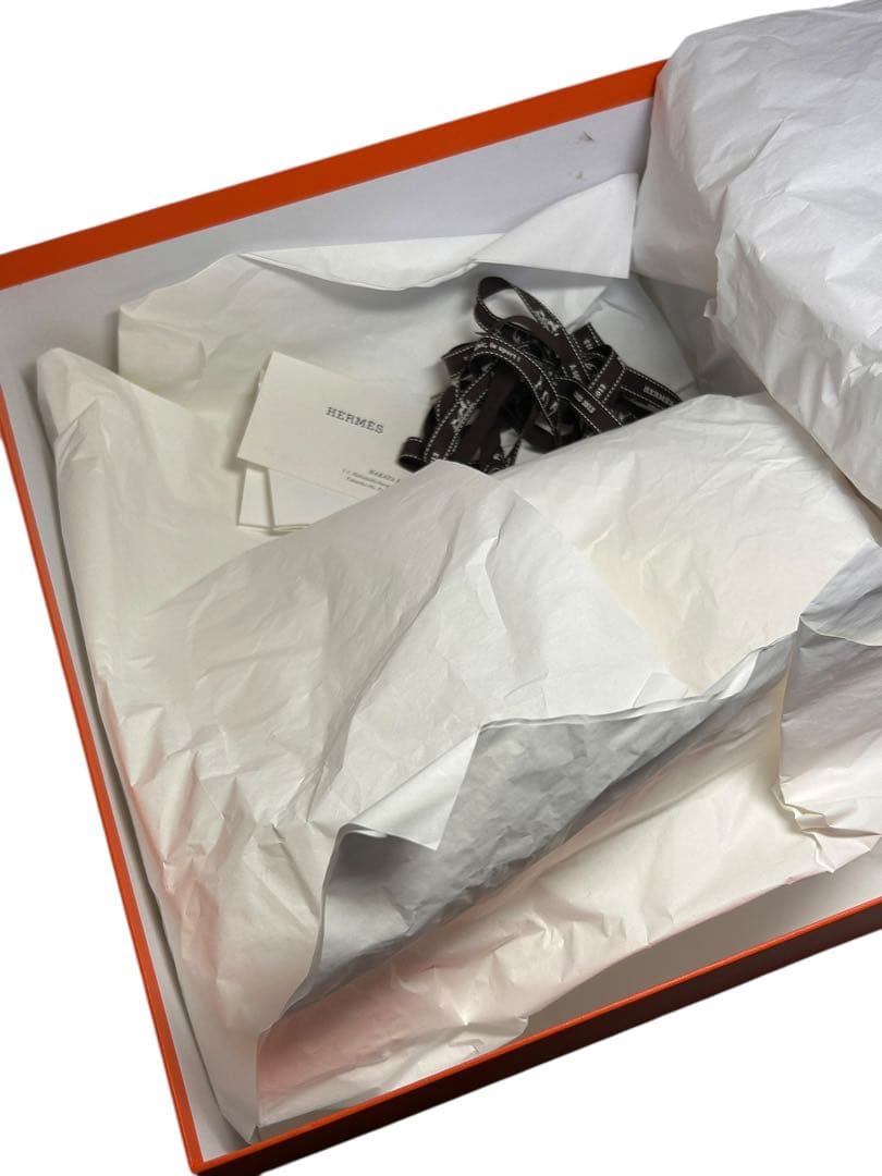 71519 HERMES オレンジボックス バーキン　ケリー用　美品