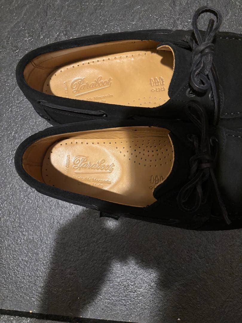 Paraboot 別注　アローズ　malo デッキシューズ　スウェード