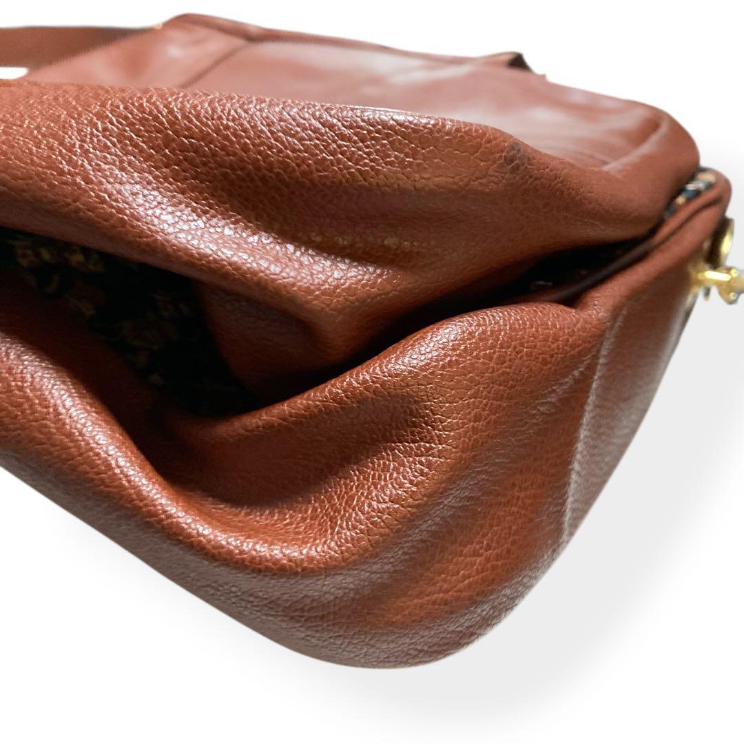 レア★サルヴァトーレ フェラガモ ガーメントバッグ ホース レザー ヴィンテージ