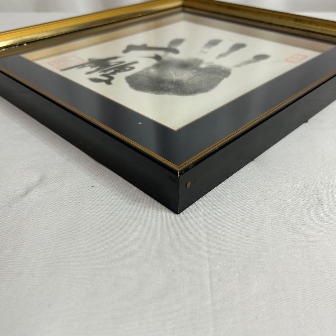 第48代横綱 大鵬 手形 サイン 額入り 落款 色紙 相撲