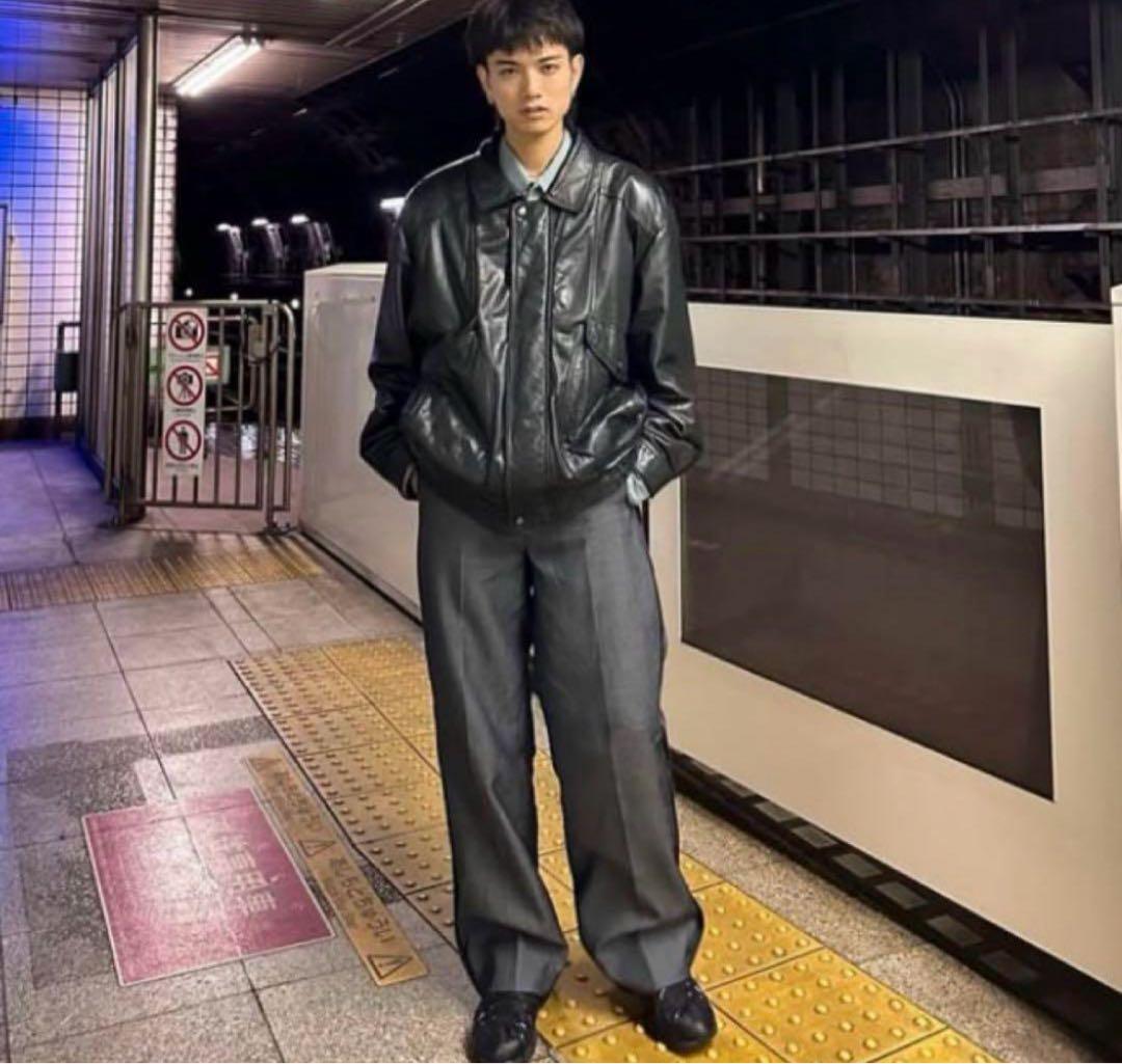 sullen tokyo drizzler leather jacket 黒