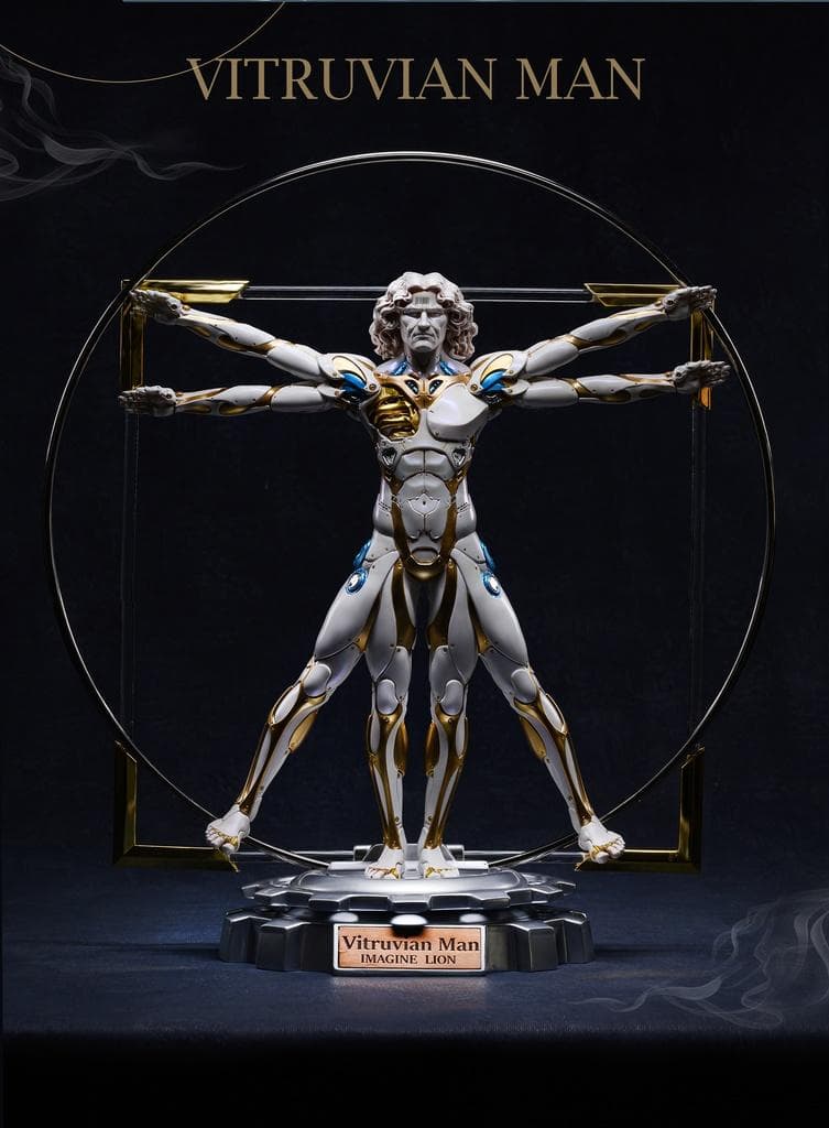 レオナルド・ダ・ヴィンチ「ウィトルウィウス的人体図」フィギュア