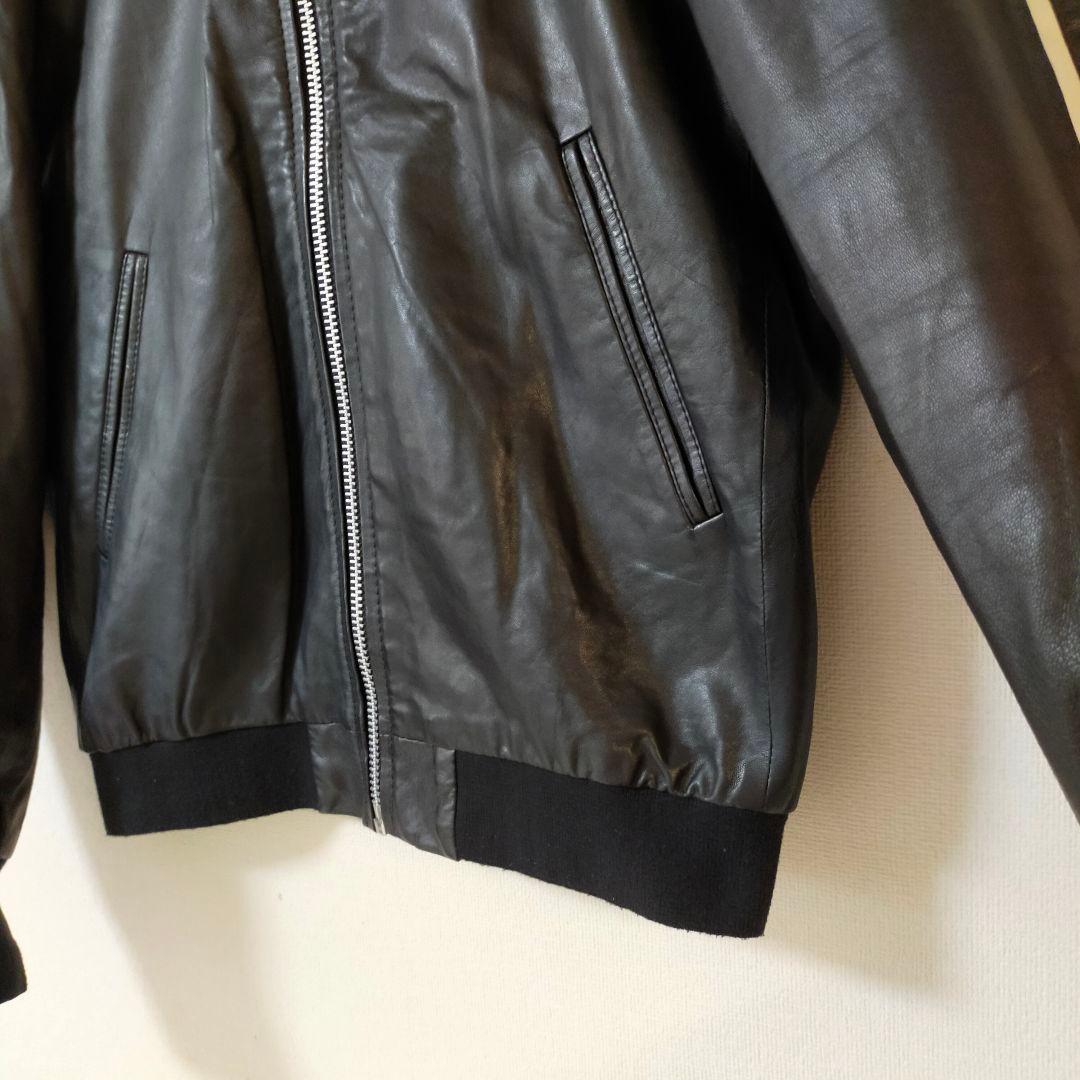 DIESEL BLACK GOLD　44　レザートラックジャケット