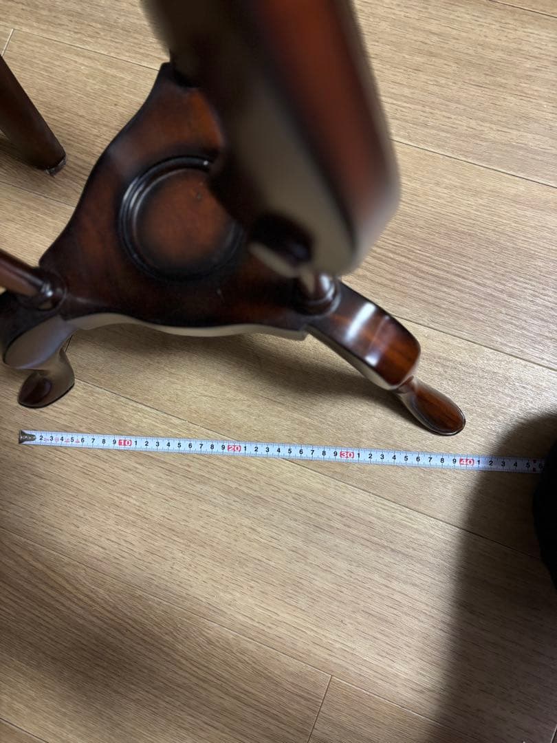 アンティーク調　花台　置き台　引き出し　イギリス製