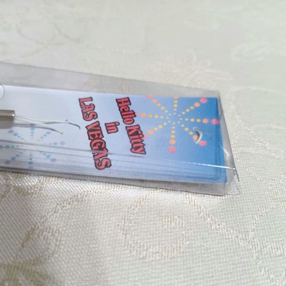 【レア】海外 ハローキティ　ラスベガス　根付け ストラップ　ご当地キティ