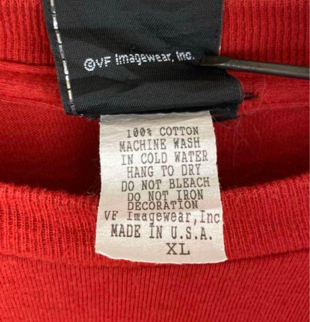 HARLEY-DAVIDSON 赤 長袖 Tシャツ　ハーレーダビッドソン ロンT