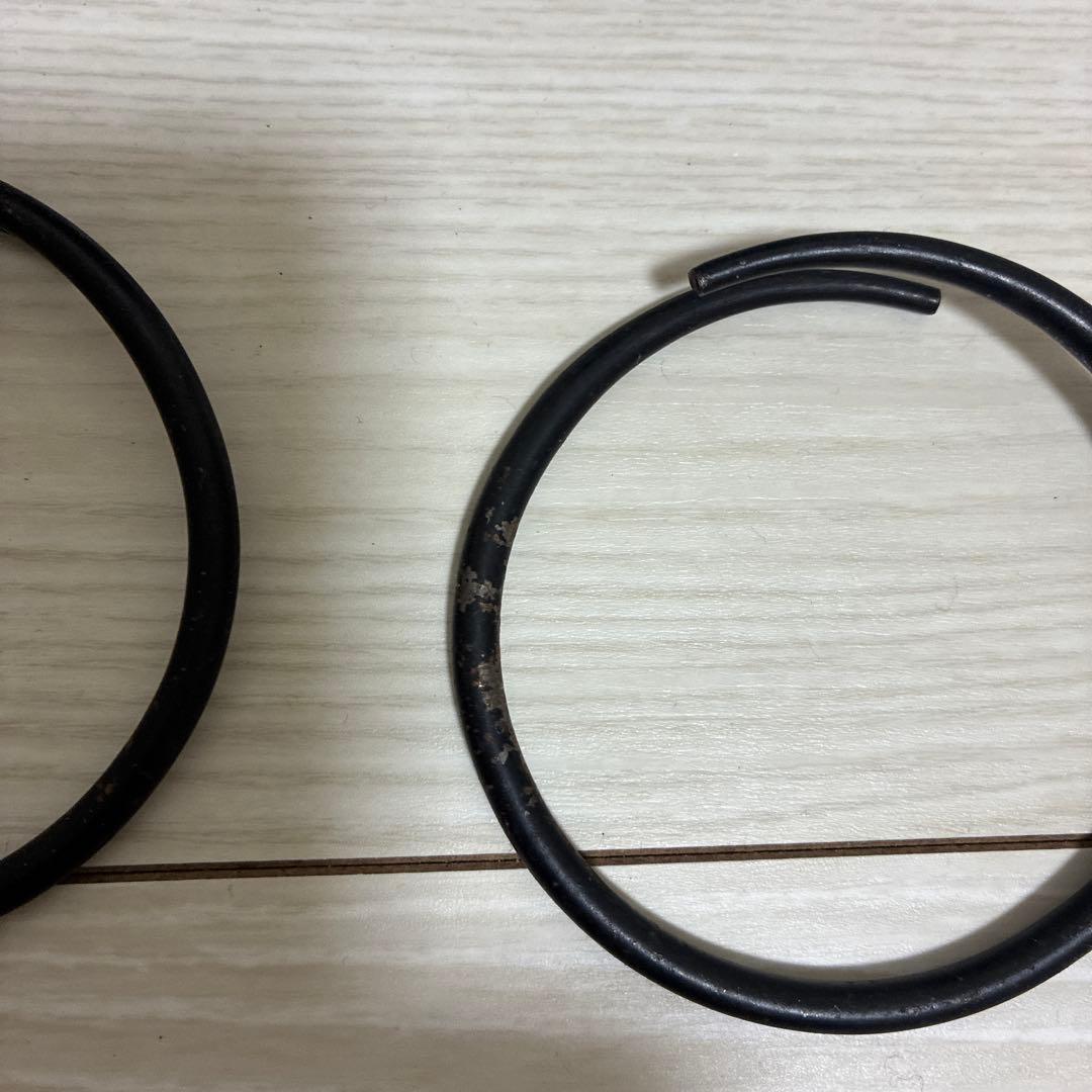 茶道具　志きの　糸目　筒釜 　　　　　　　蓋は唐銅製（釜かん付）