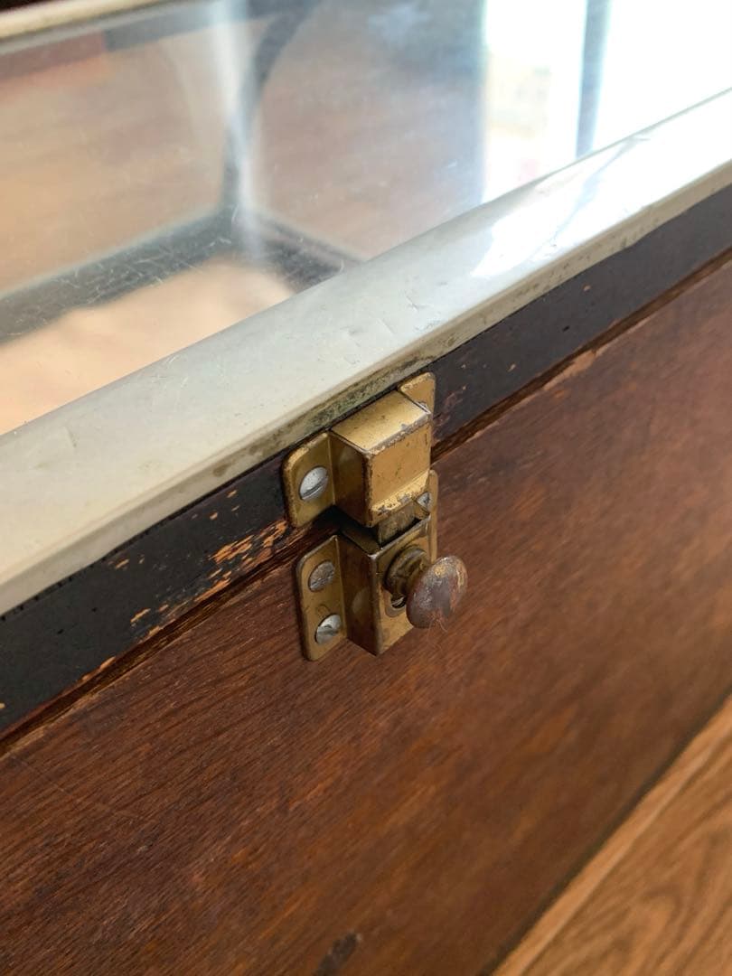 アンティークガラスショーケース