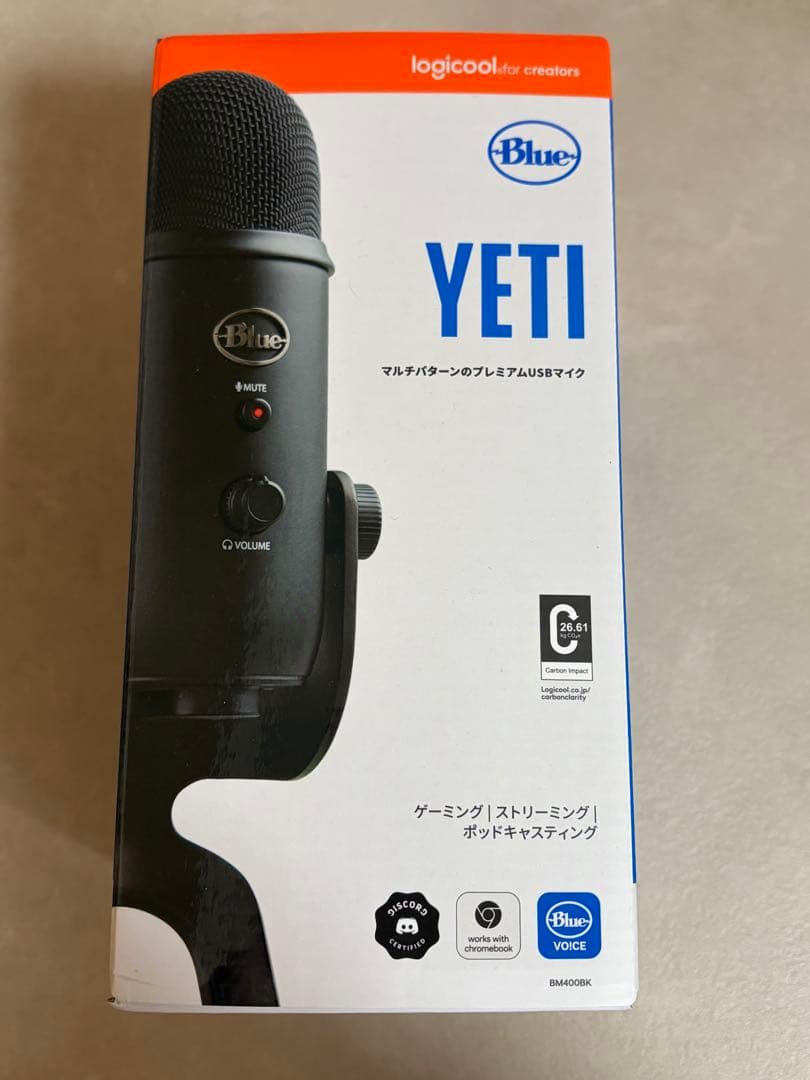 LogicoolG Blue Yeti BM400BK USBコンデンサーマイク