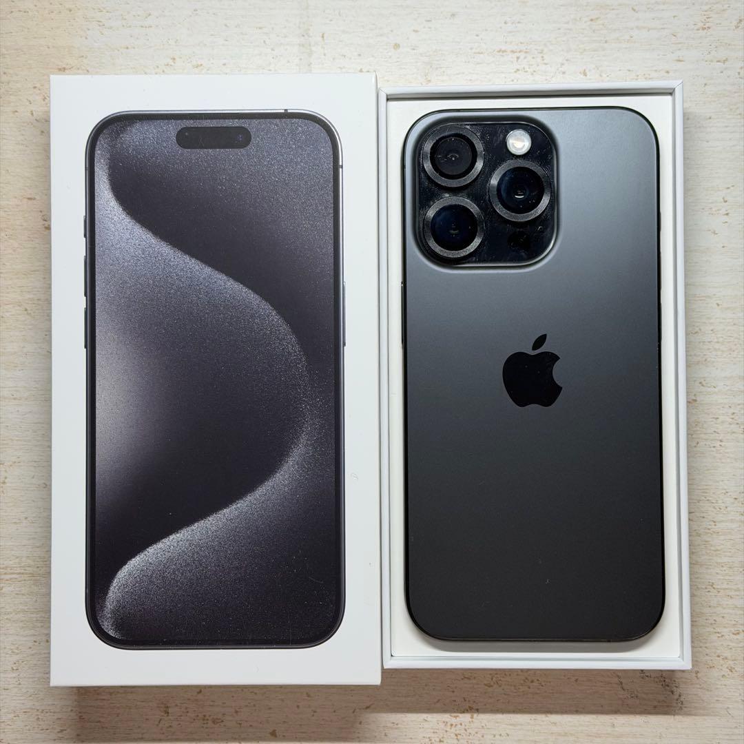 iPhone 15 Pro 256GB バッテリー91%