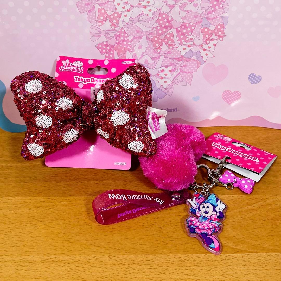 ミニーのファンダーランド　ぬいぐるみ　ぬいぐるみバッジ　ぬいば