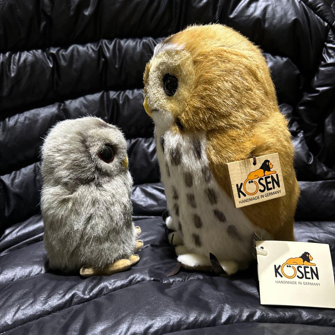 KOSEN ぬいぐるみ　モリフクロウ　親子　タグ付き❣️