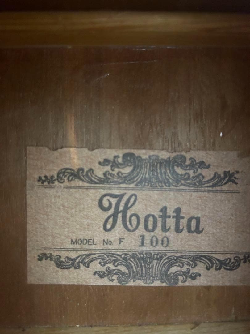 Hotta F100 アコースティックギター　アコギ　ビンテージ