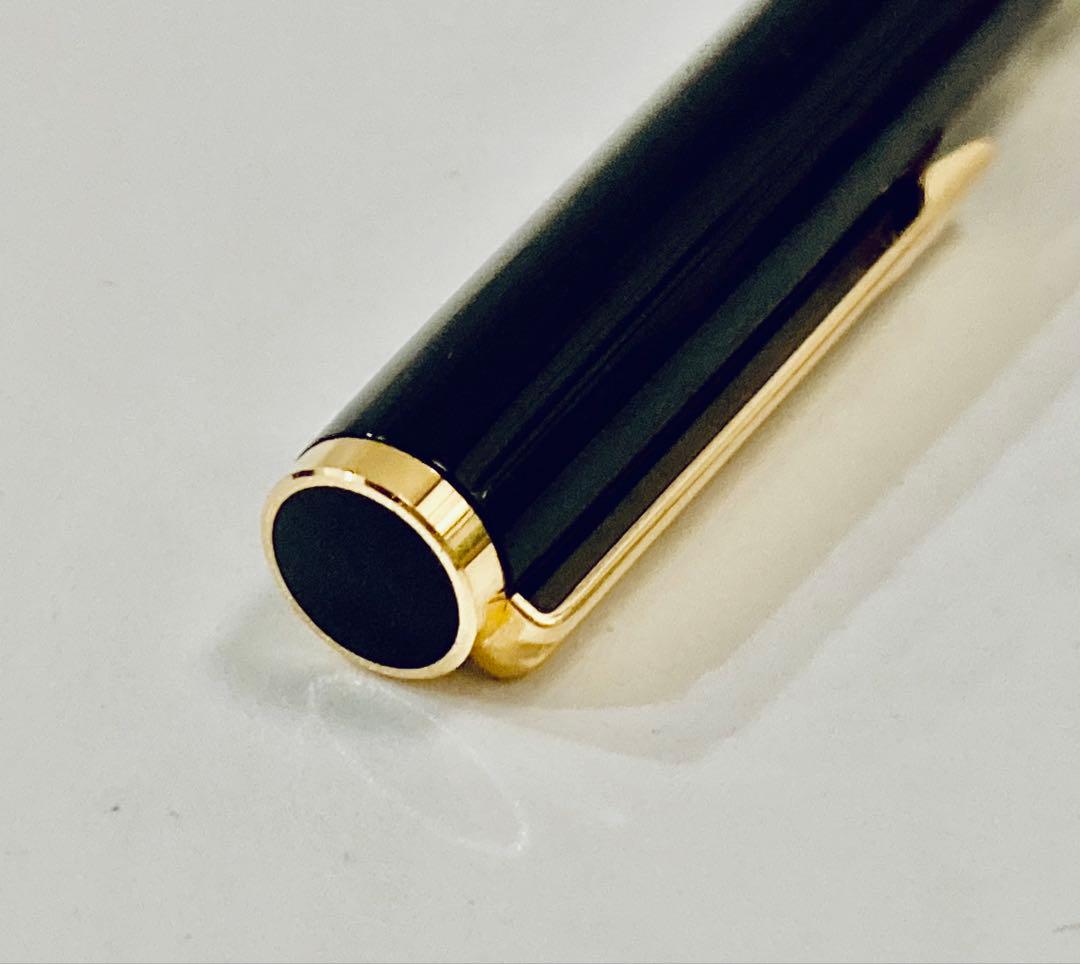 ペン先14K◆パイロット 高級万年筆 ブラックゴールドPILOT 14金 美品