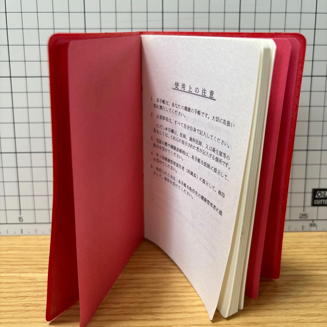 非売品　航空自衛隊健康手帳　（検索用）自衛隊　航空機　戦闘機　昭和　平成　レトロ