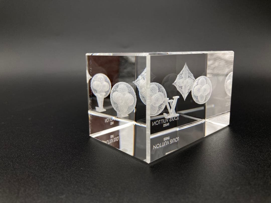 ルイ・ヴィトン LOUIS VUITTON ペーパーウエイト　クリスタルガラス