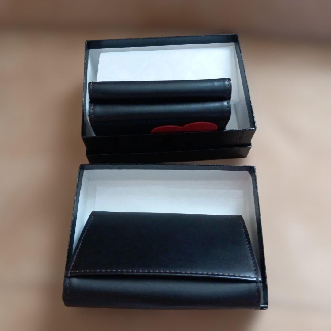 ★新品★MARY QUANT ミニウォレット カードケース 2点セット 本革