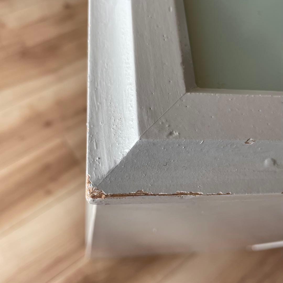 キャビネット　アンティーク　木製　古家具　古道具　家具　店舗什器　花台　シャビー