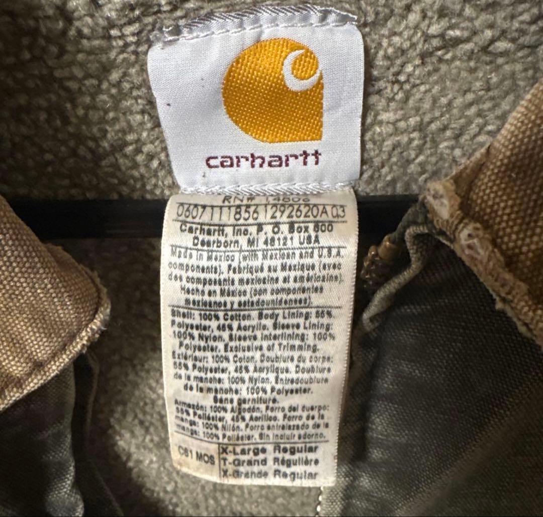 Carhartt オリーブグリーン デトロイトジャケットXL