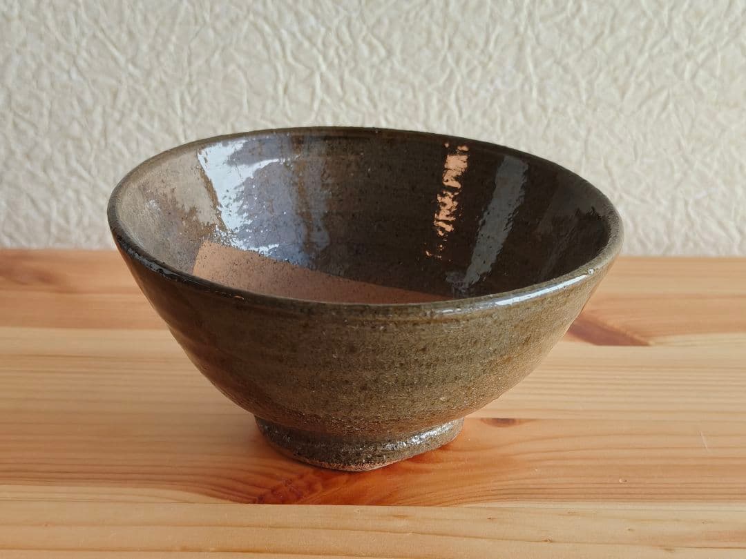 栗駒陣ヶ森焼 鈴木照雄　茶碗　民藝