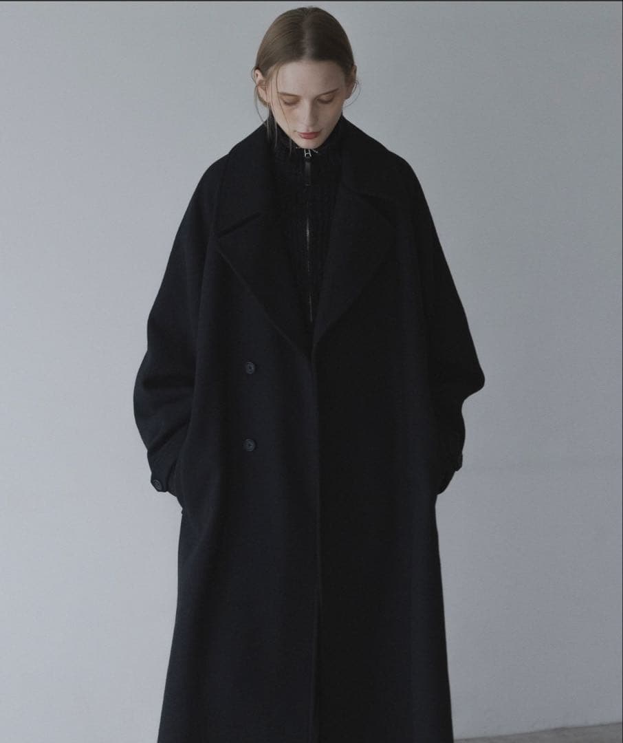 ジャケット・アウター remer wool oversize long coat