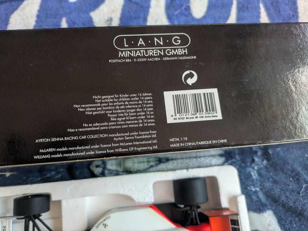 アイルトン・セナ マクラーレン MP4/4 1/18