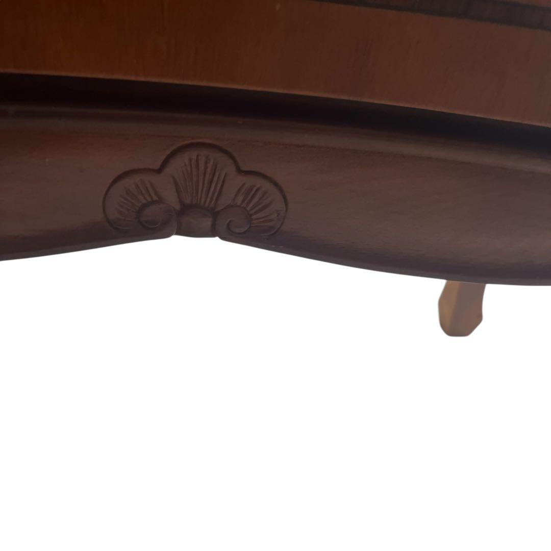 ✨イタリア製 アンティーク調 象嵌 3段コンソールチェスト 猫脚 洋箪笥 収納✨