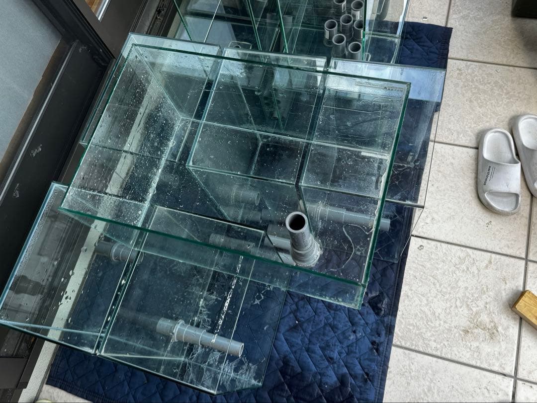 水槽　ガラス製　6個セット