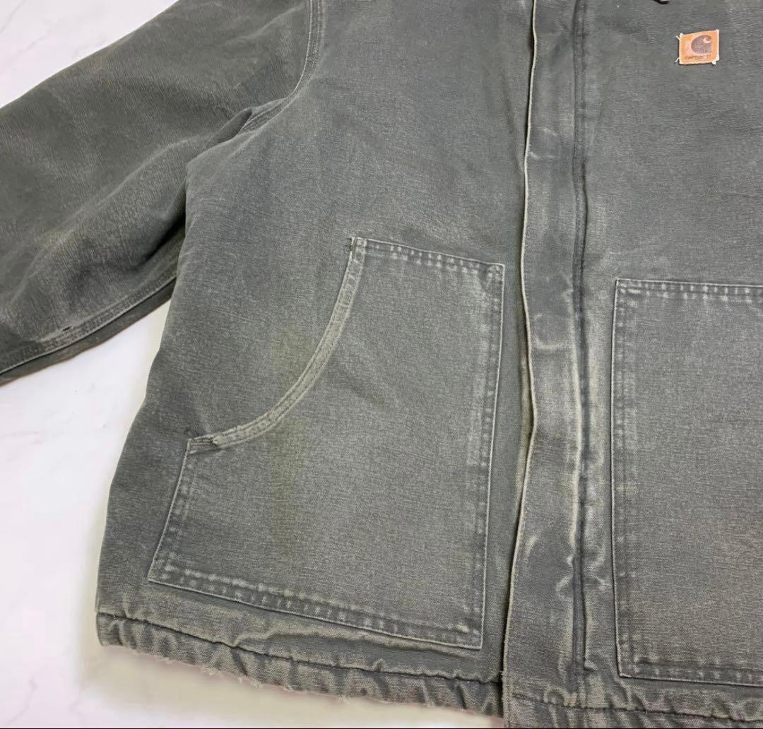 カーハート トラディショナルジャケット フェードハチノス MOSカラー　USA製