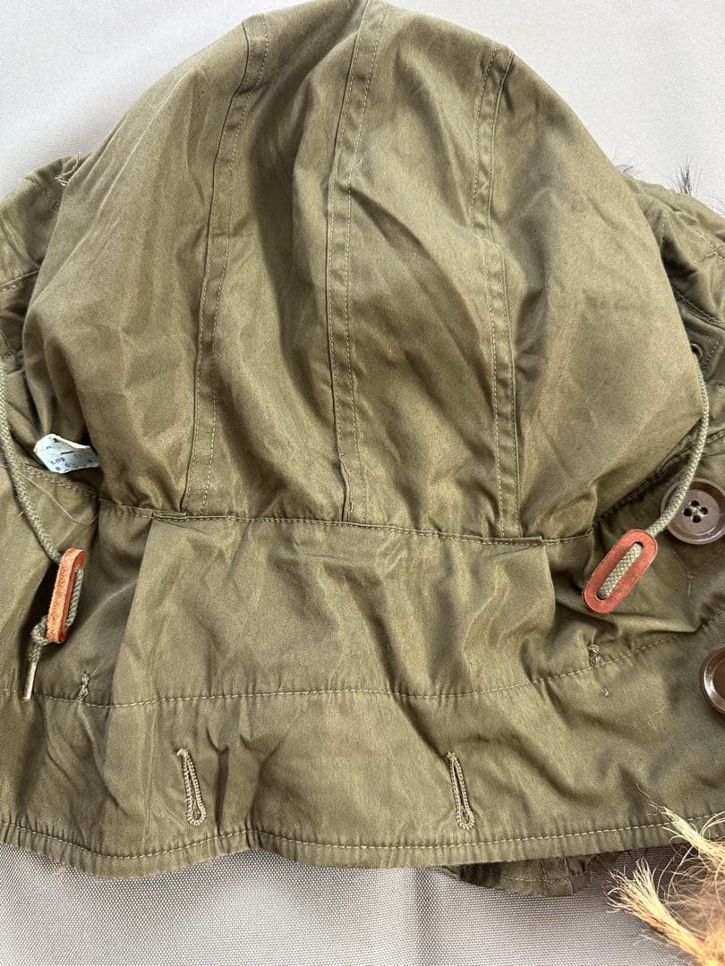 M-51 モッズコート用フード　縞