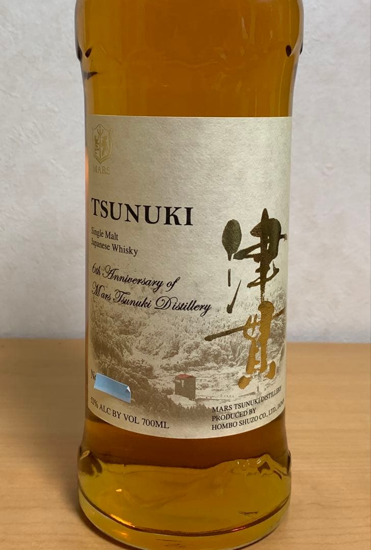 TSUNUKI シングルモルトウイスキー 6周年記念700ml 52%