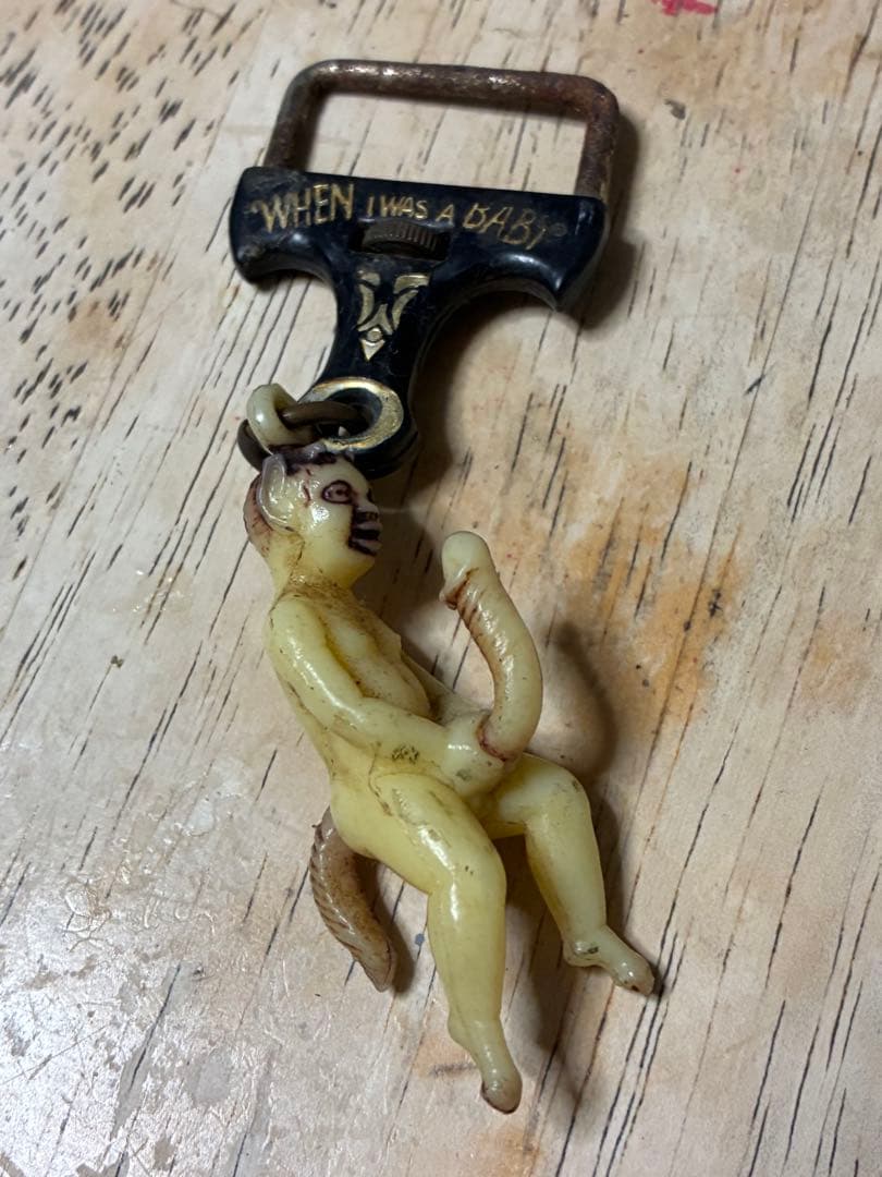 ビンテージ　デビル　悪魔　スカル　ミッドセンチュリー インダストリアル　レトロ