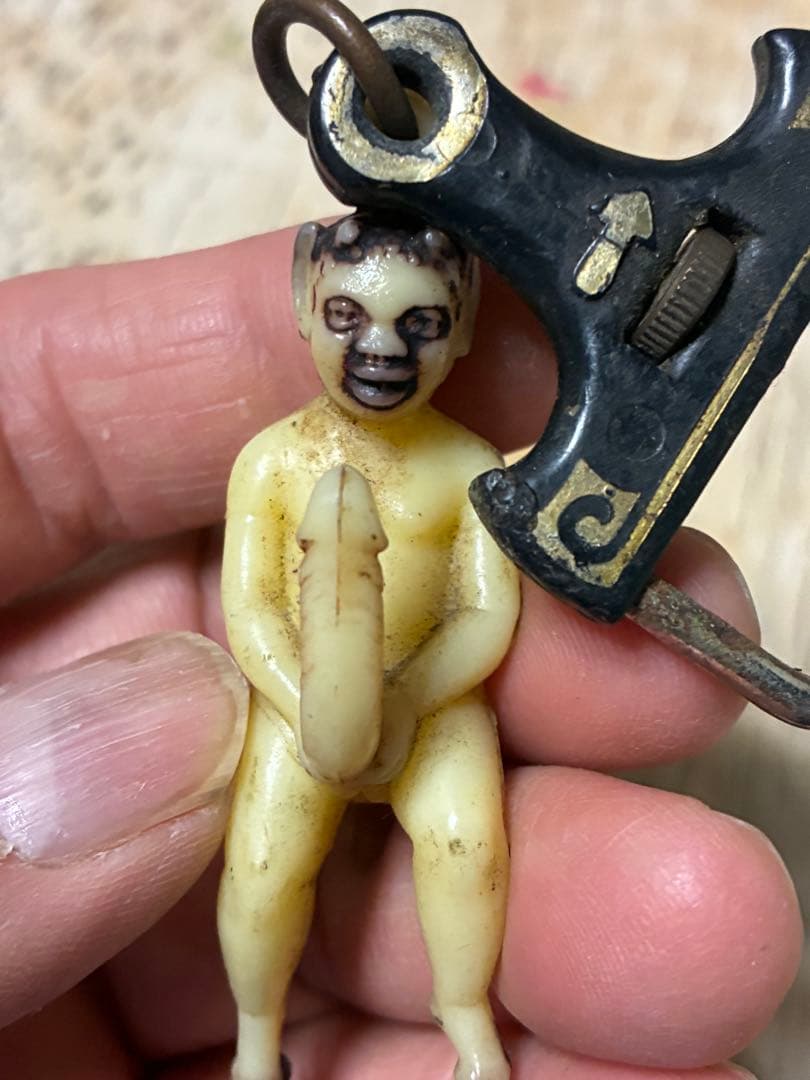 ビンテージ　デビル　悪魔　スカル　ミッドセンチュリー インダストリアル　レトロ