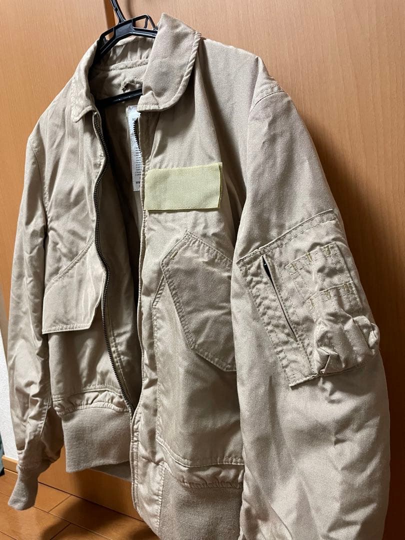 COCKPIT USA INCフライトジャケット　ベージュ　米空軍　Mサイズ